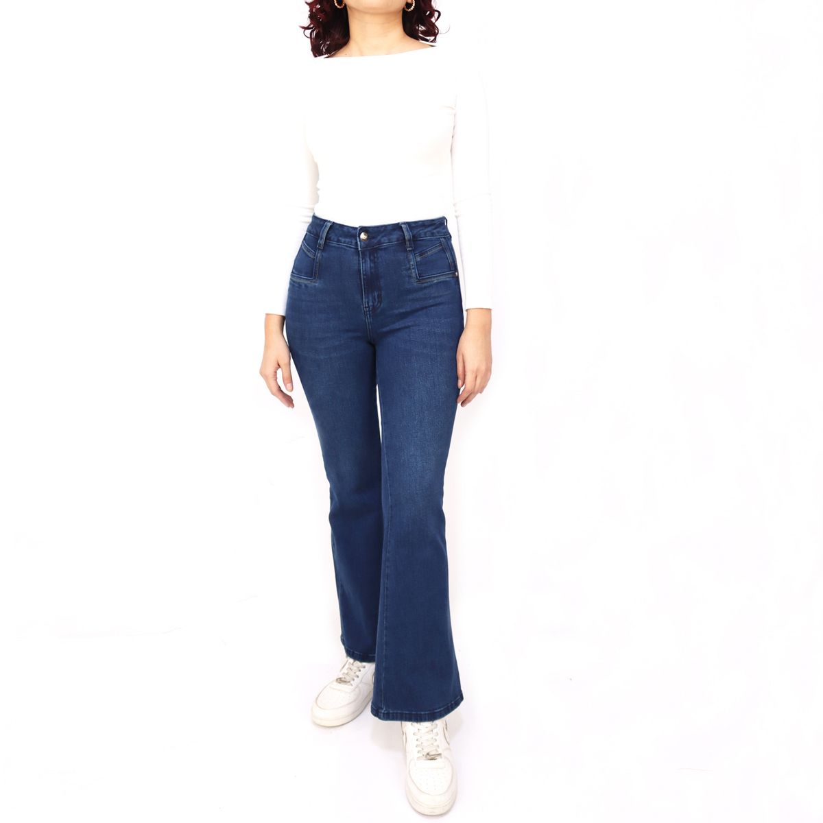 KAYRA POBLET - Jean Boot Cut Tiro Alto Mujer Kayra Poblet