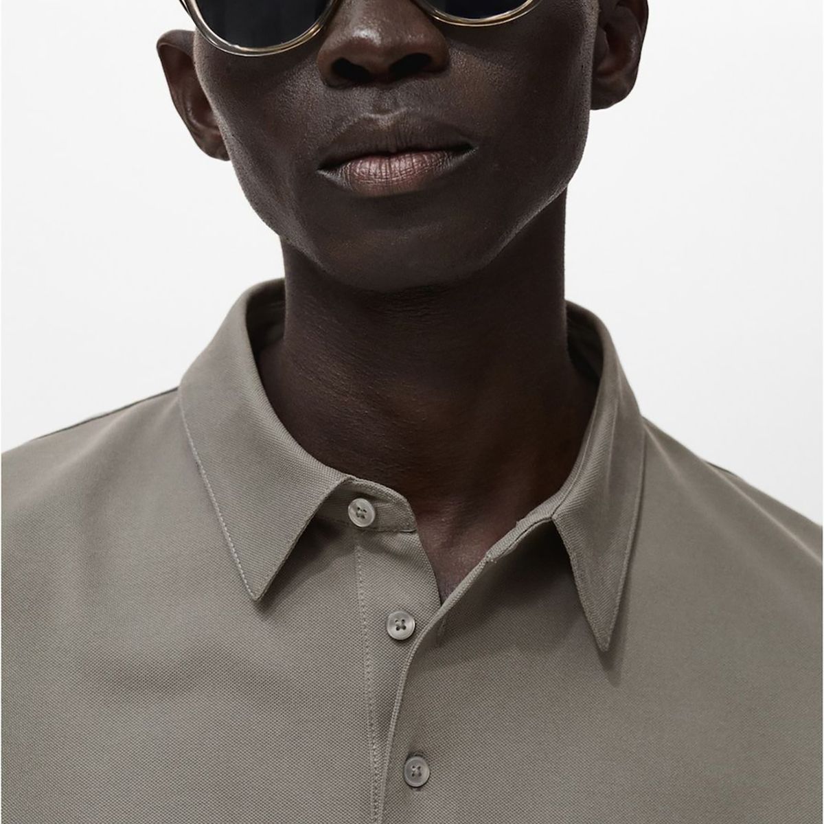 MANGO - Polo Slim Fit Algodón Piqué Mango Man