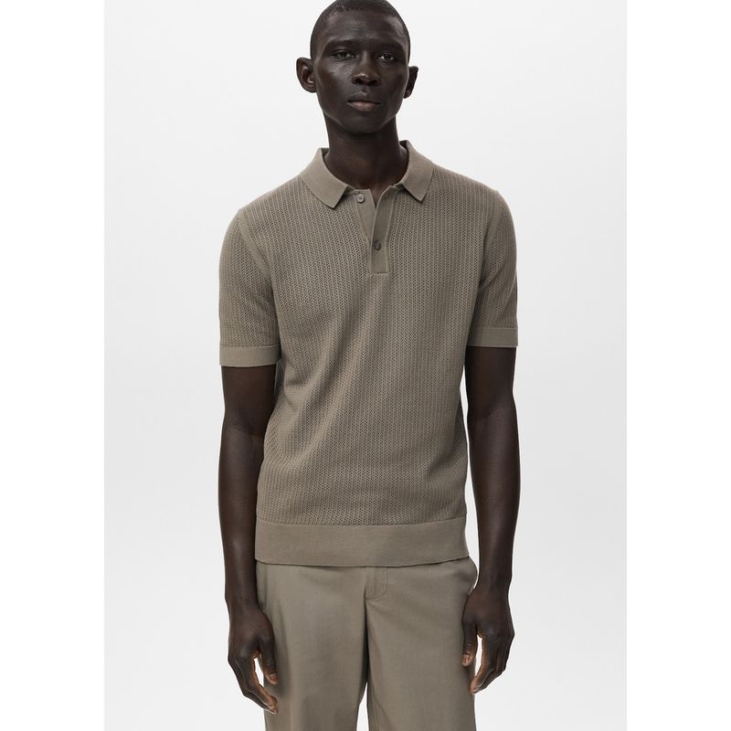 MANGO - Polo Regular 100% Algodón Hombre Man