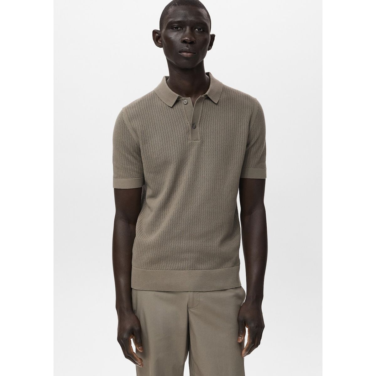 MANGO - Polo Regular 100% Algodón Hombre Man