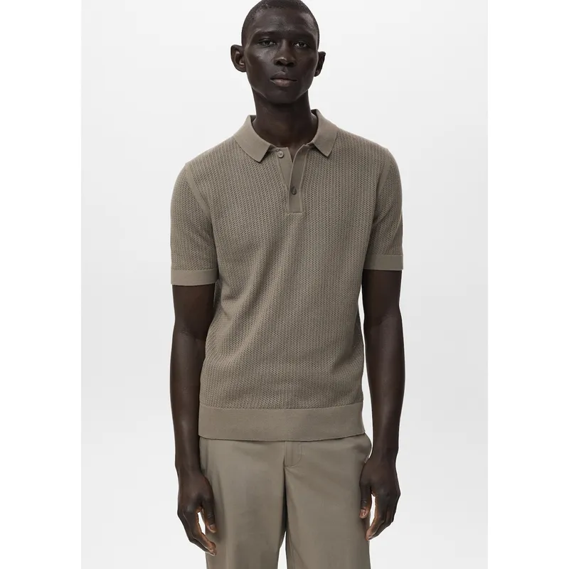 MANGO - Polo Regular 100% Algodón Hombre Man