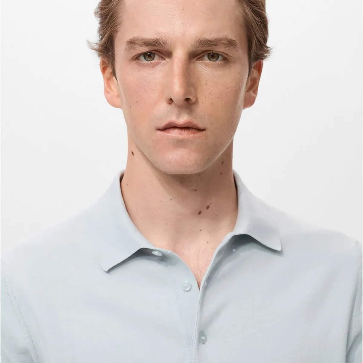 MANGO - Polo Slim Fit Punto Fino 100% Algodón Mango Man