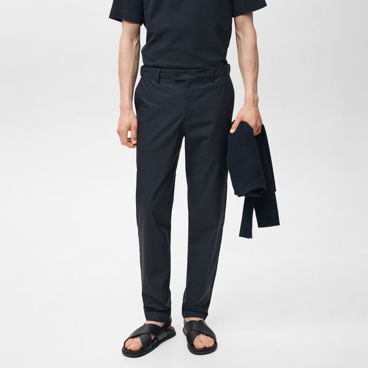 MANGO - Pantalón Slim Fit 100% Algodón