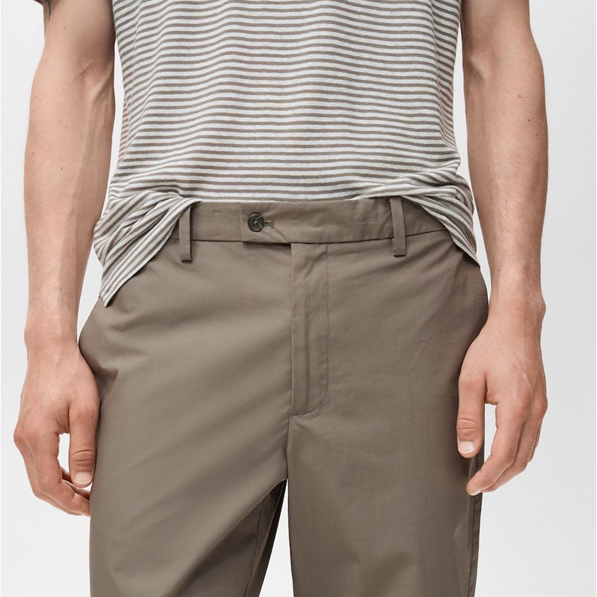 MANGO - Pantalón Slim Fit 100% Algodón