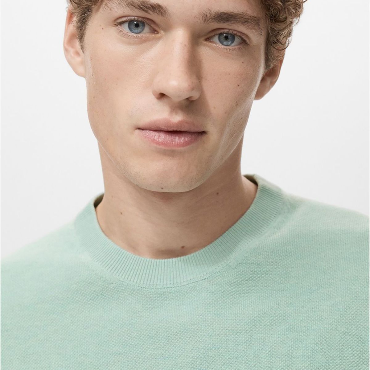 MANGO - Polo Regular Fit Punto Fino Hombre Man