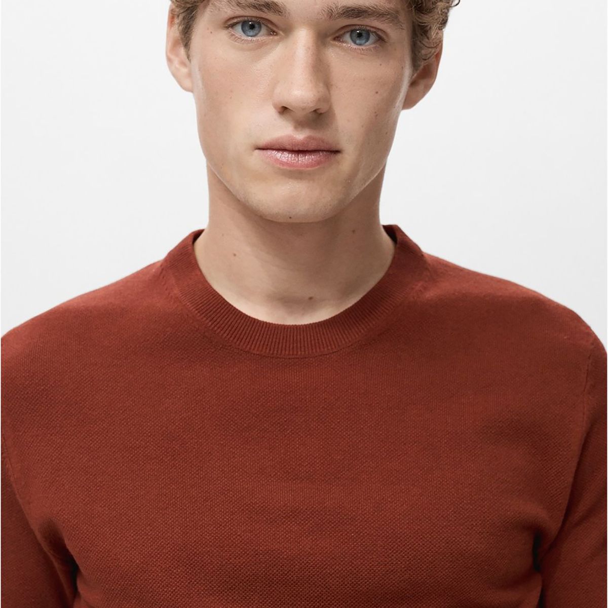 MANGO - Polo Regular Fit Punto Fino Hombre Man