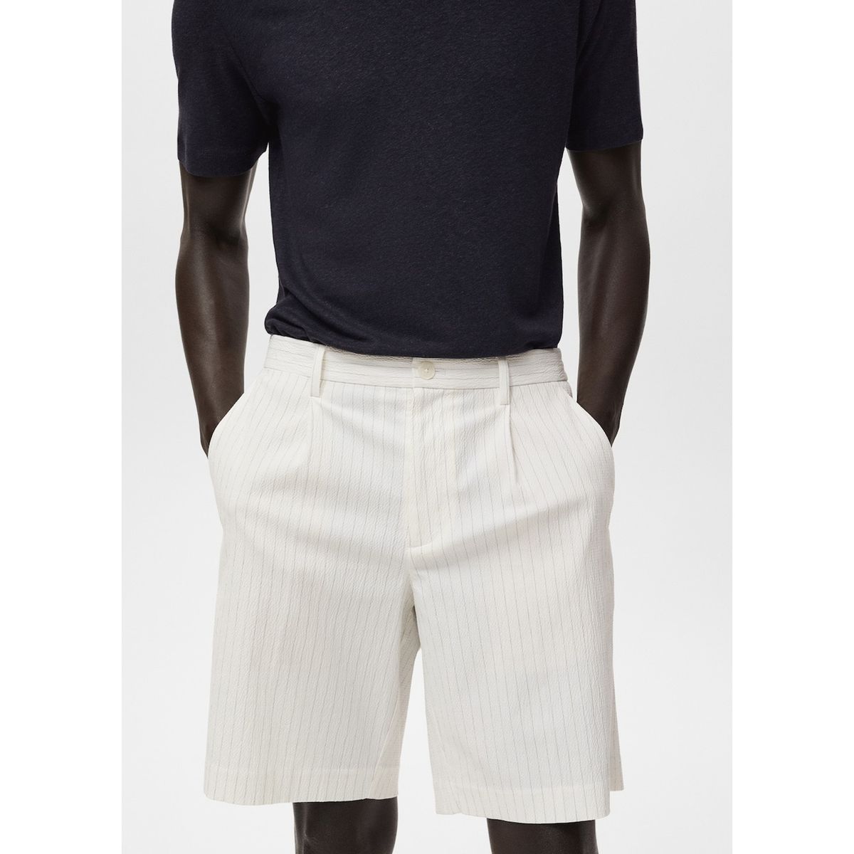MANGO - Short Algodón Slim Fit Hombre Man