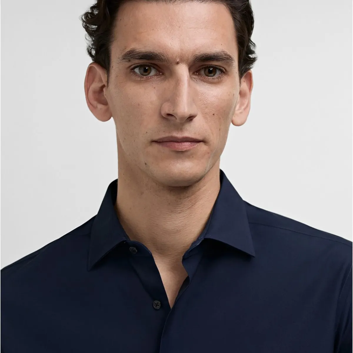 MANGO - Camisa 100% Algodón Slim Fit Mango Man