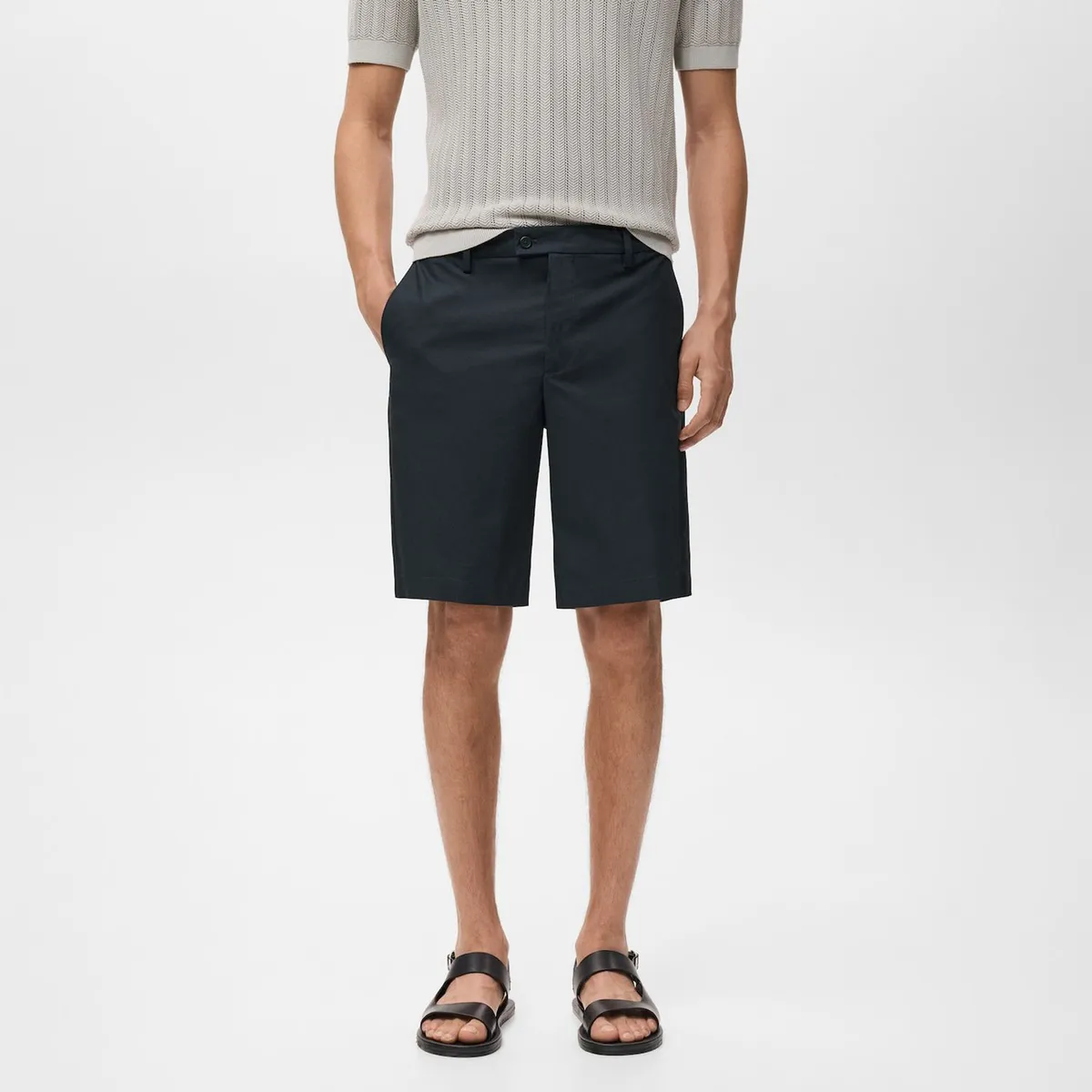 MANGO - Short Algodón Regular Fit Hombre Man
