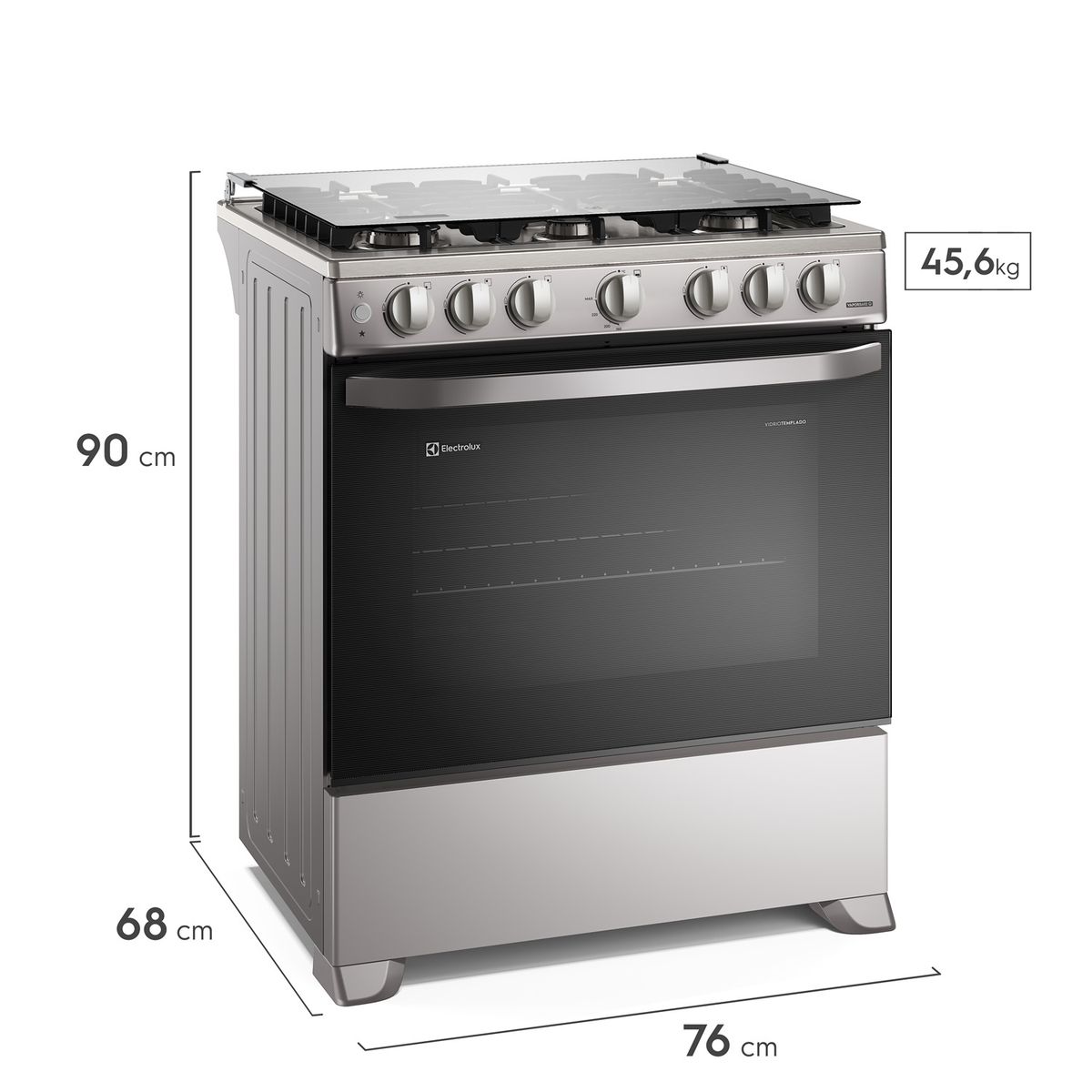 ELECTROLUX - Cocina 6 Quemadores Fe6isr