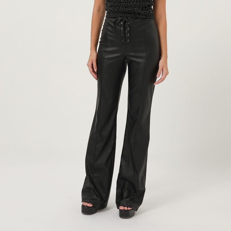 MOSSIMO - Pantalón Palazzo Tiro Alto Mujer Mossimo x Luana Barron