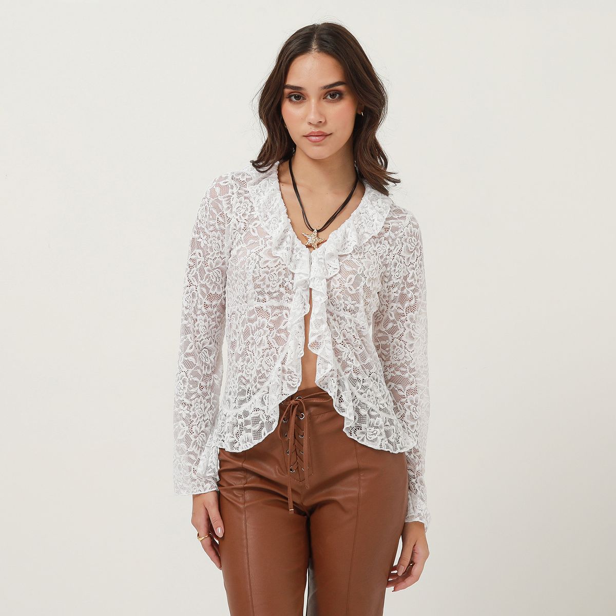 MOSSIMO - Polo Manga Larga Mujer Mossimo x Luana Barron