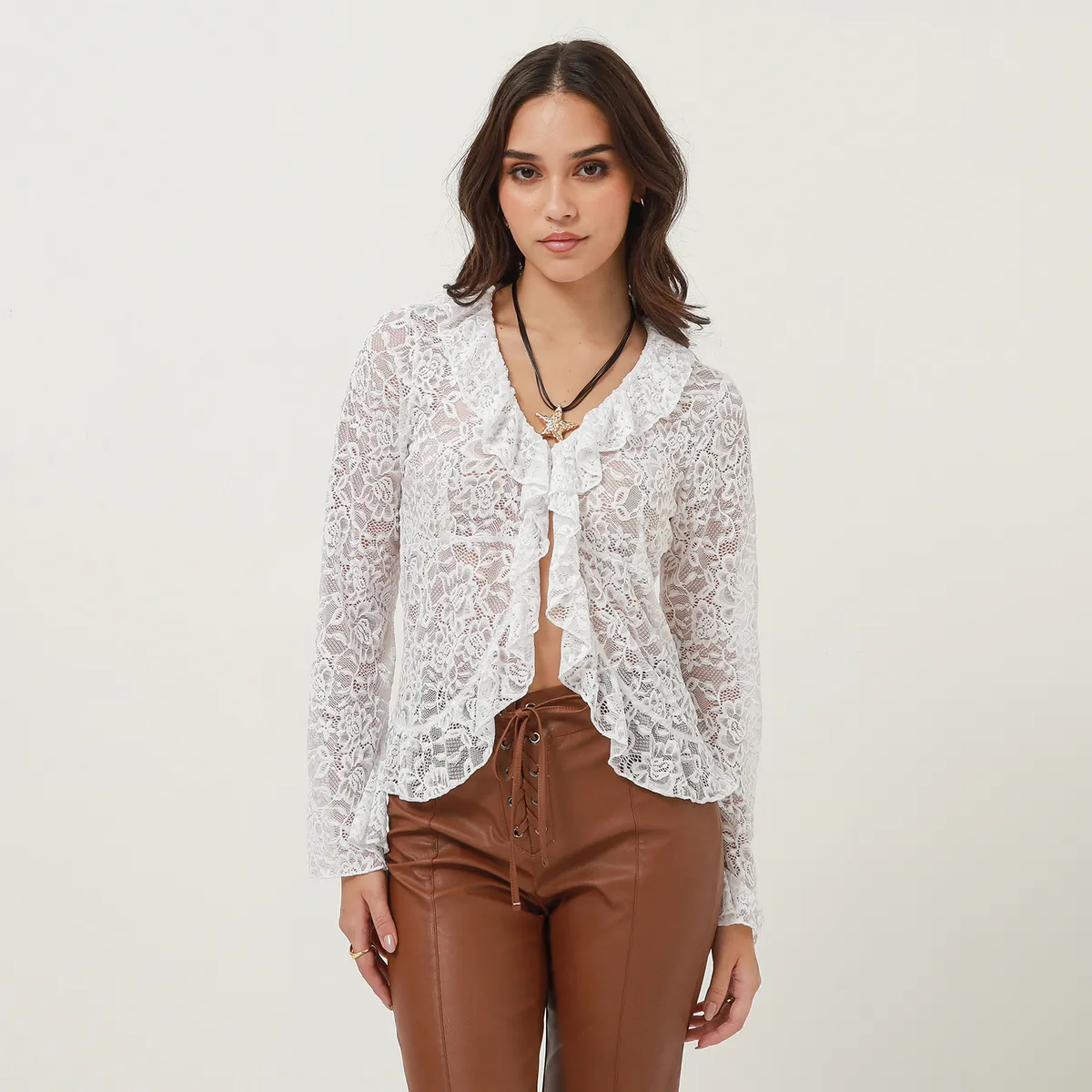 MOSSIMO - Polo Manga Larga Mujer Mossimo x Luana Barron