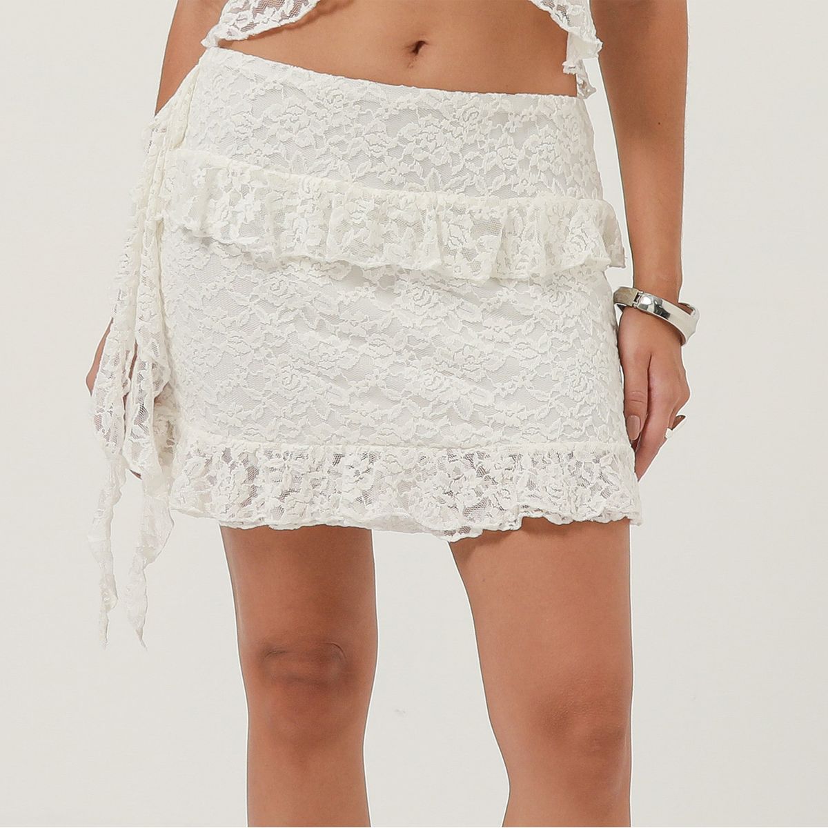 MOSSIMO - Falda Corta Mujer Mossimo x Luana Barron