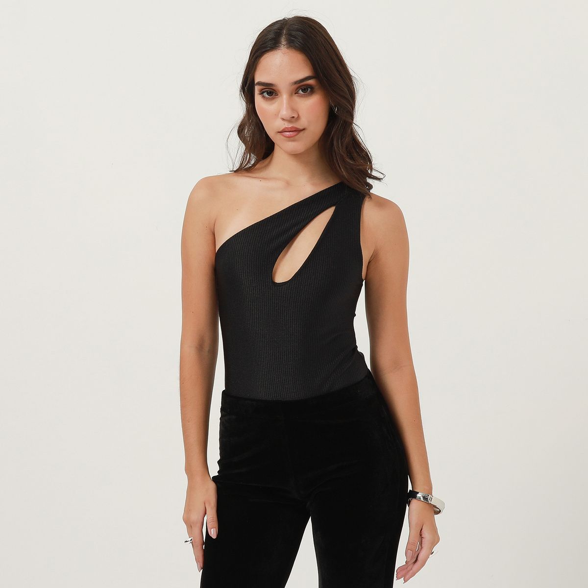 MOSSIMO - Body Asimétrico Mujer Mossimo x Luana Barron