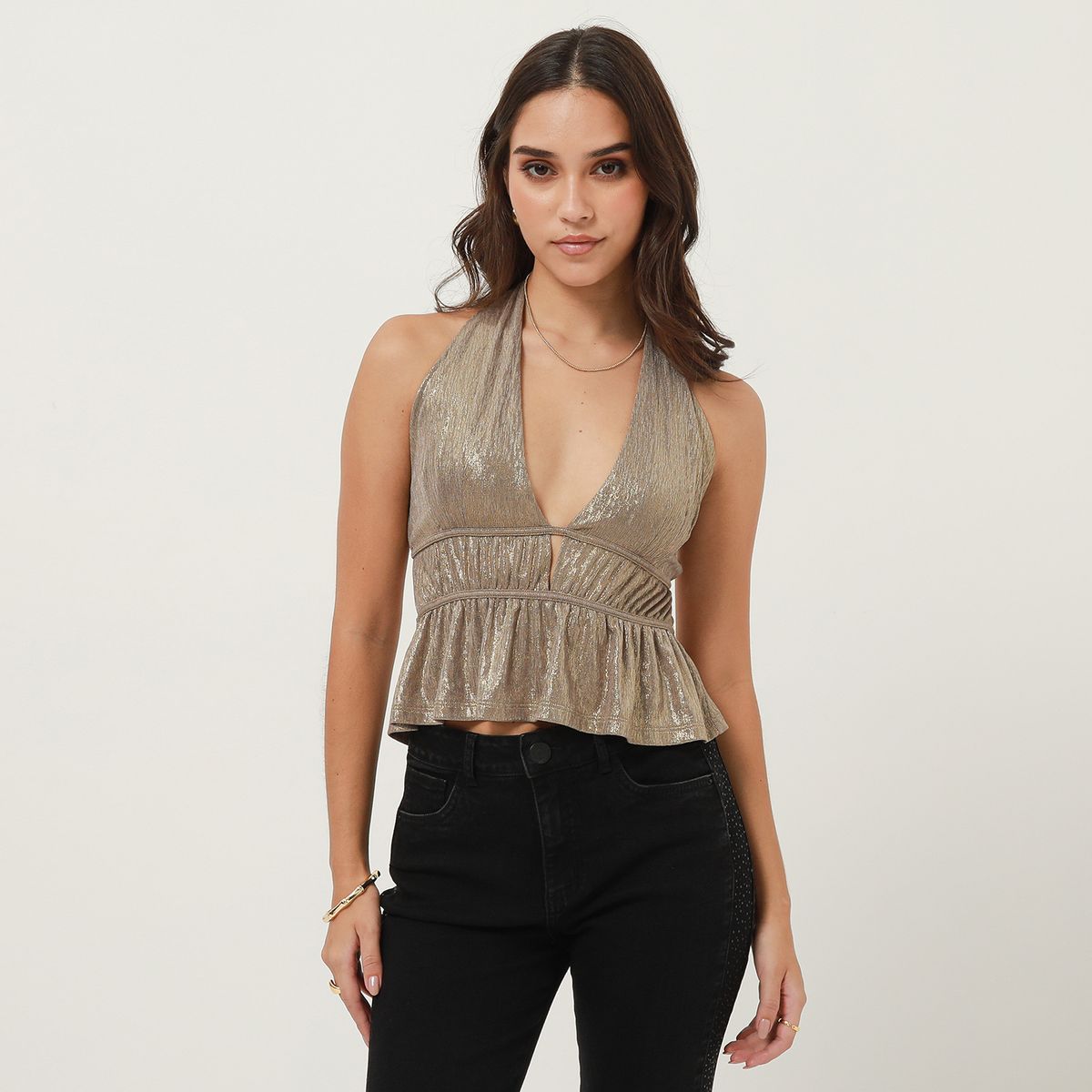 MOSSIMO - Top Halter Mujer Mossimo x Luana Barron