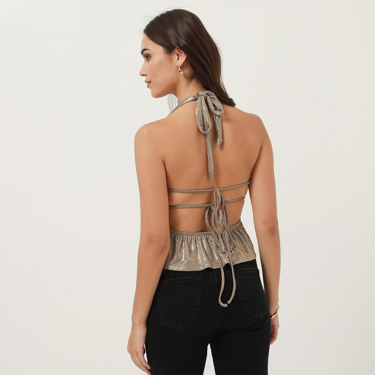 MOSSIMO - Top Halter Mujer Mossimo x Luana Barron
