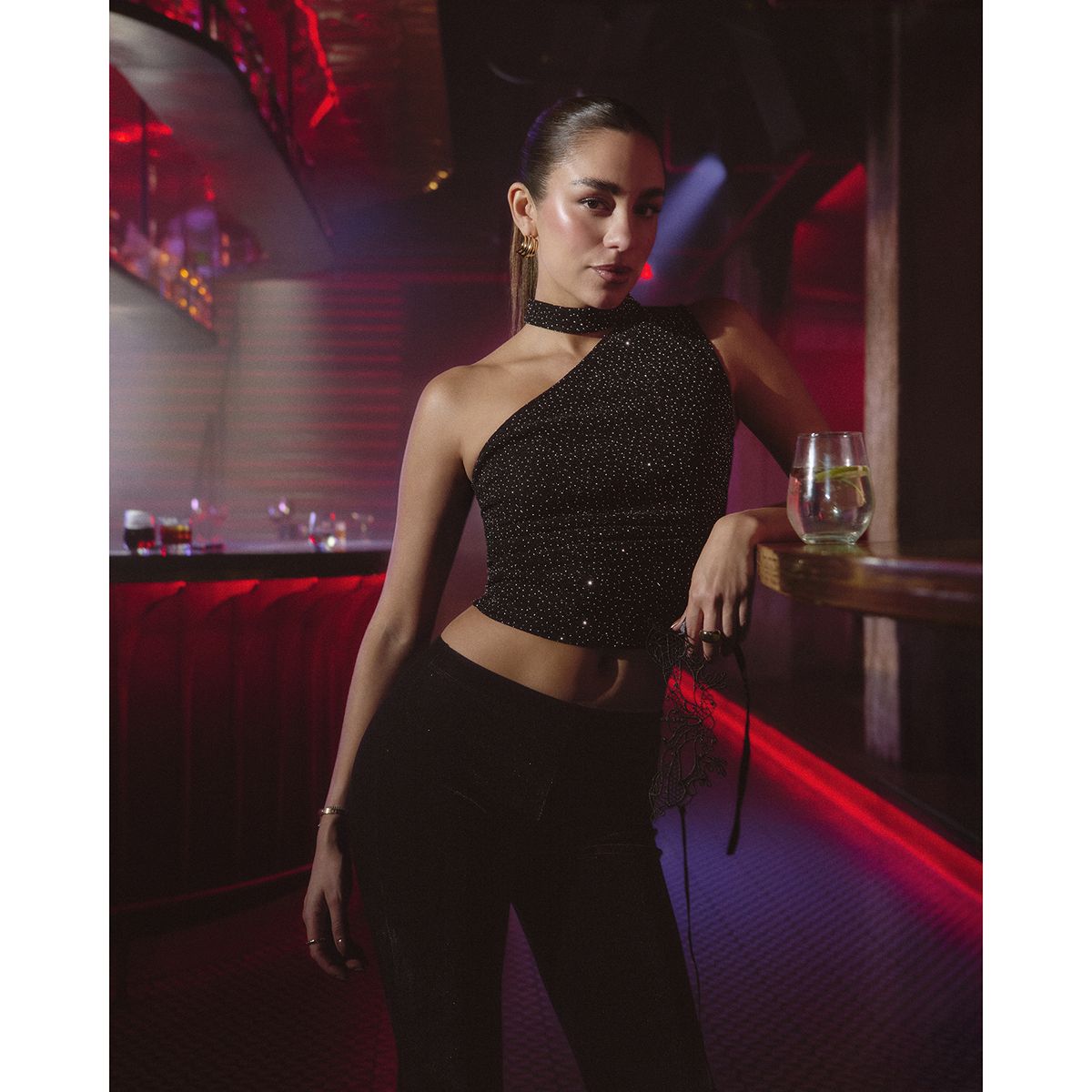 MOSSIMO - Top Asimétrico Mujer Mossimo x Luana Barron