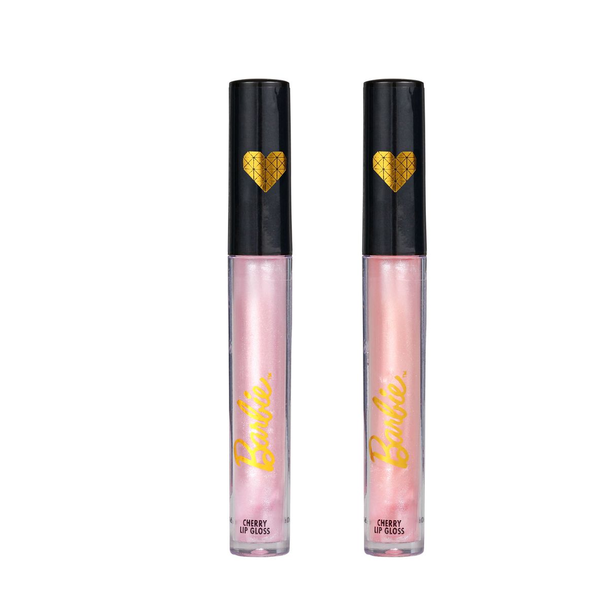 BARBIE - Lip Gloss + Cosmetiquero Negro Barbie Glam