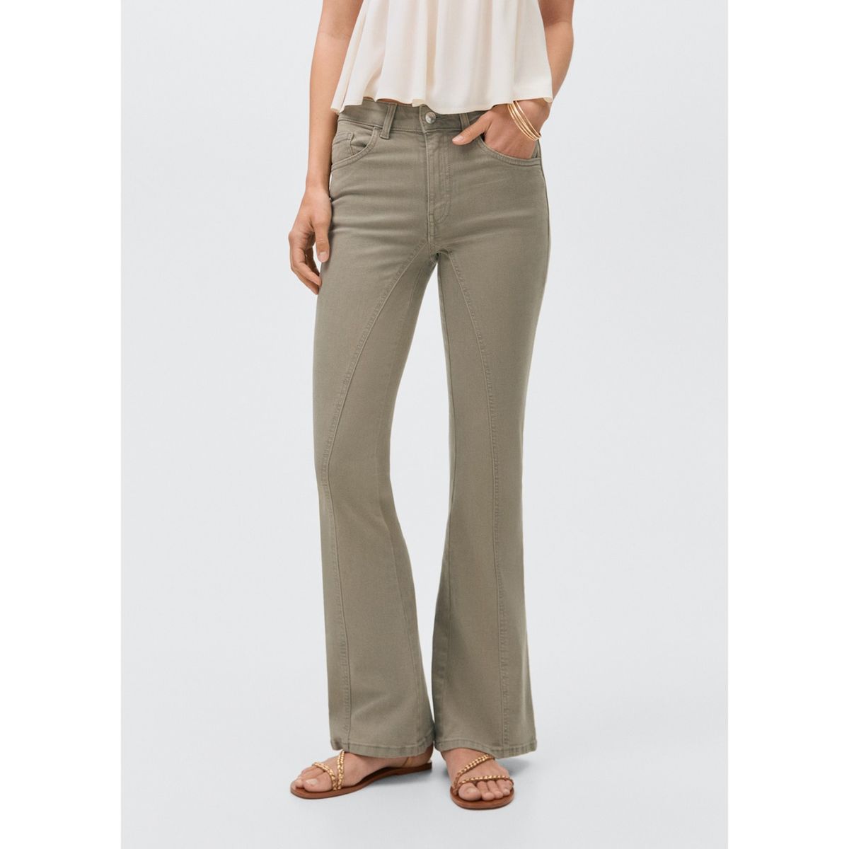 MANGO TEEN - Jean Flare Mujer Mango Teen
