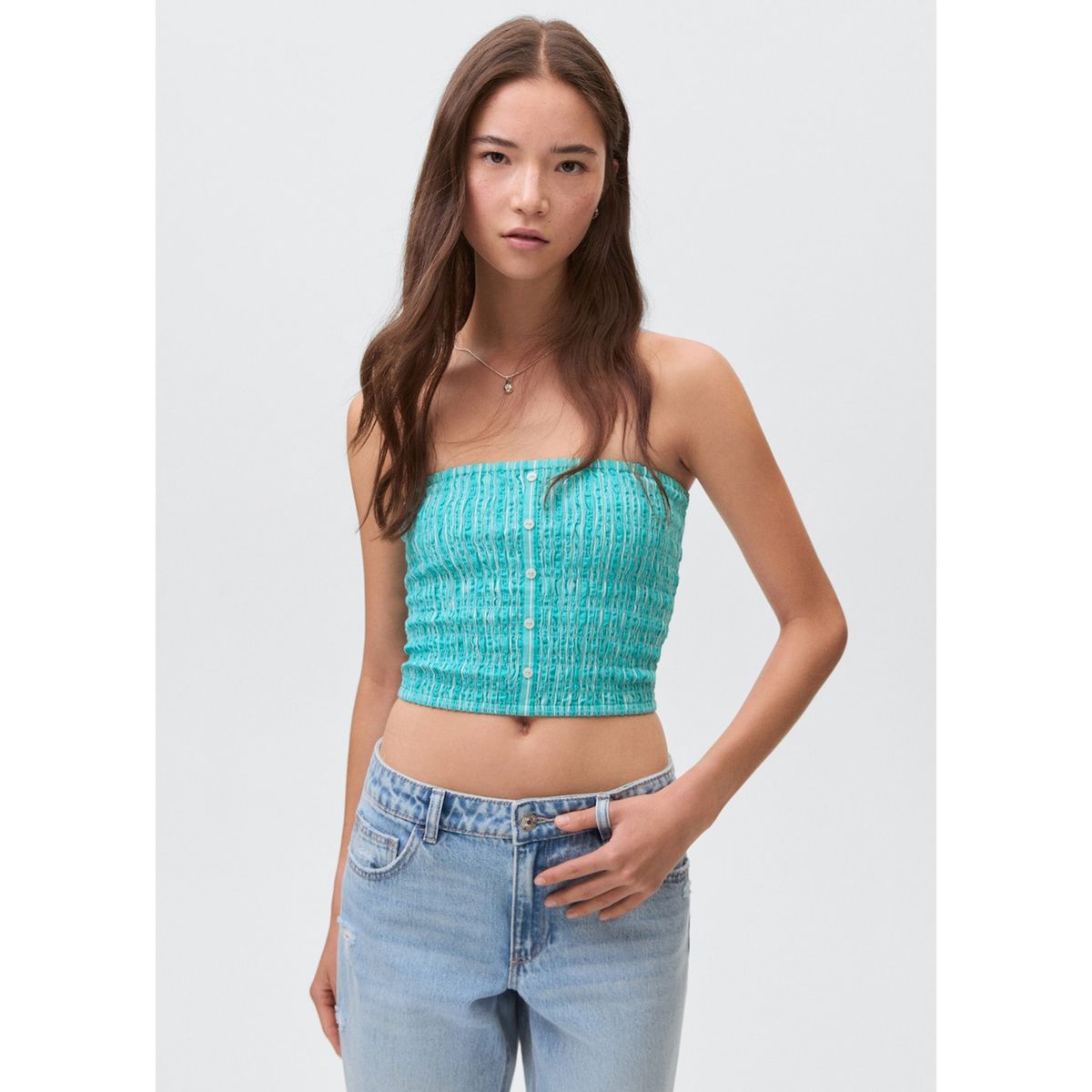 MANGO TEEN - Top Casual Mujer Mango Teen