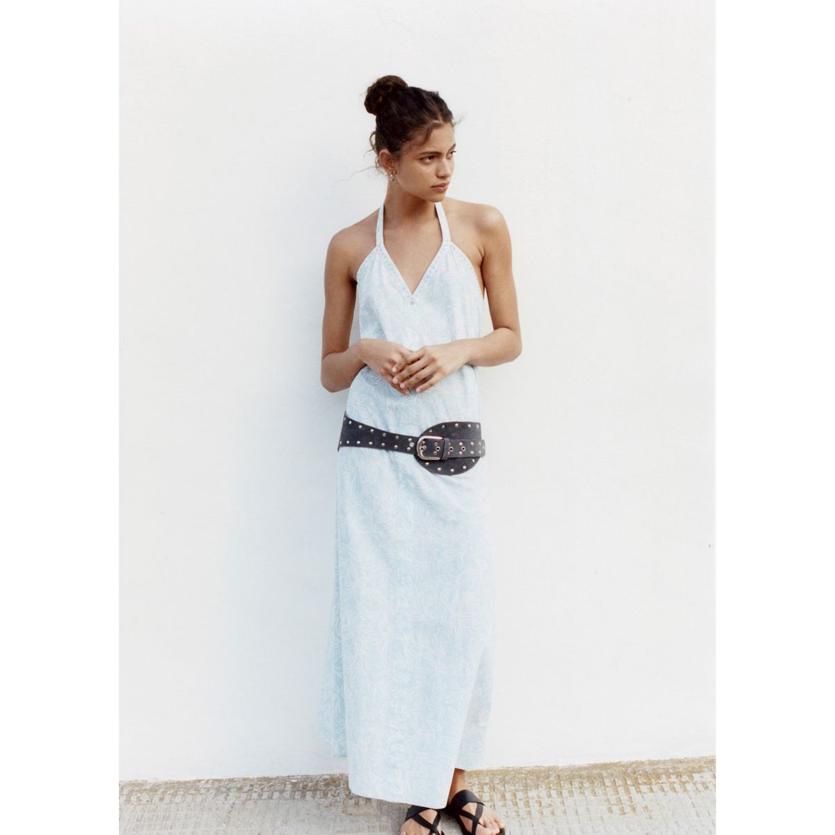 MANGO TEEN - Vestido Largo Mujer Mango Teen