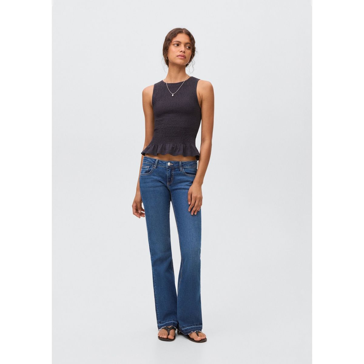 MANGO TEEN - Jean Flare Mujer Mango Teen