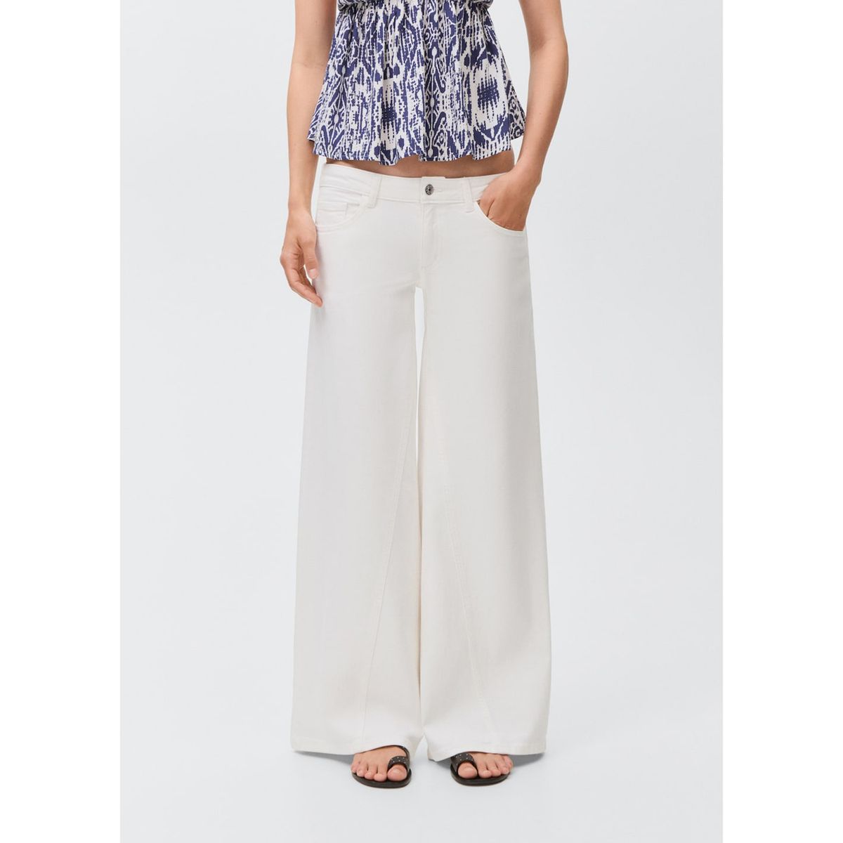 MANGO TEEN - Jean Wide Leg Mujer Mango Teen