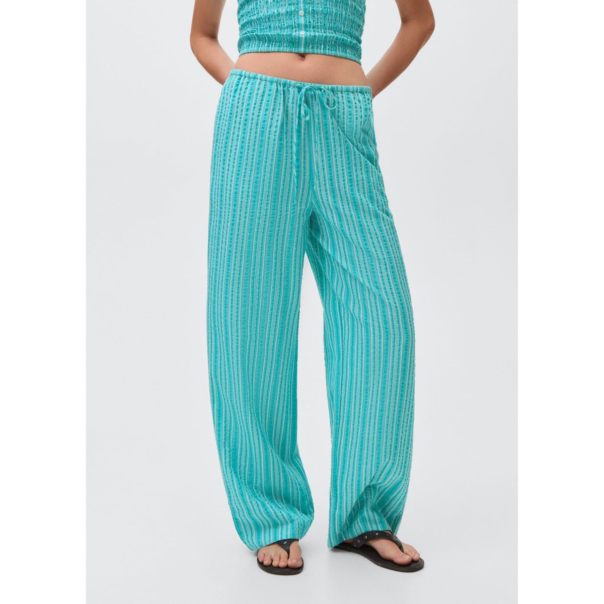 MANGO TEEN - Pantalón Casual Mujer Mango Teen