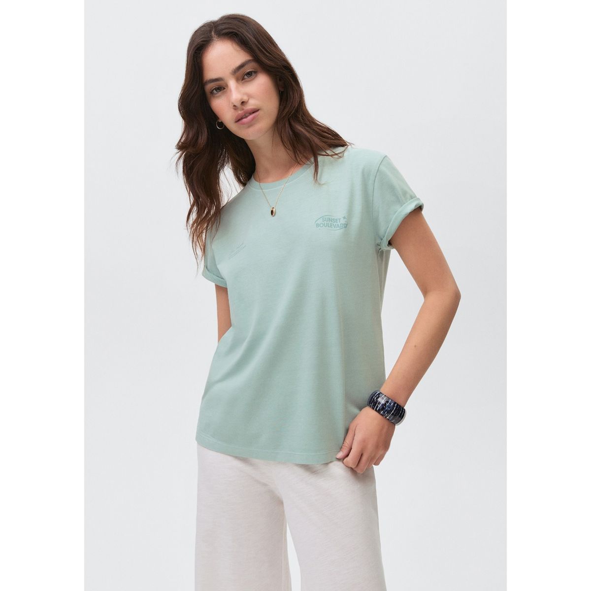 MANGO TEEN - Polo Casual Mujer Mango Teen
