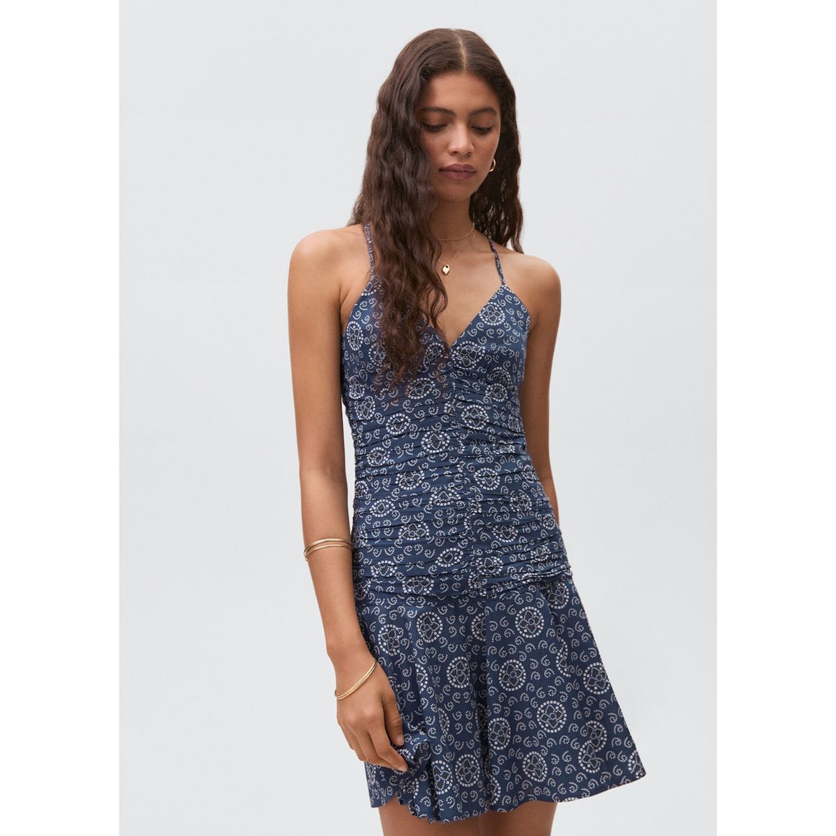 MANGO TEEN - Vestido Corto Mujer Mango Teen