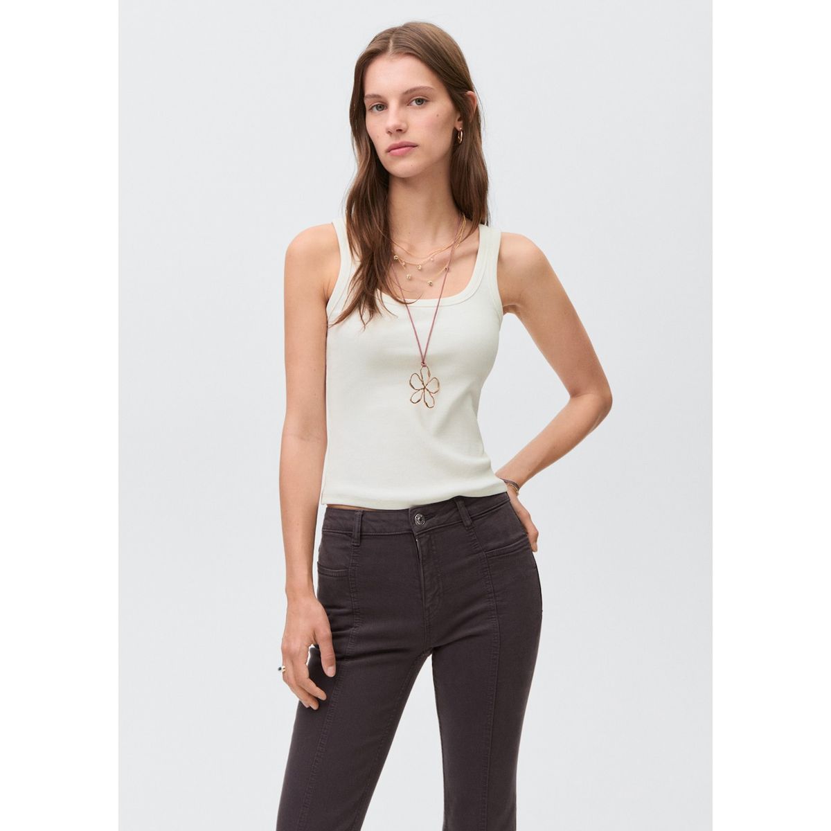 MANGO TEEN - Top Casual Mujer Mango Teen