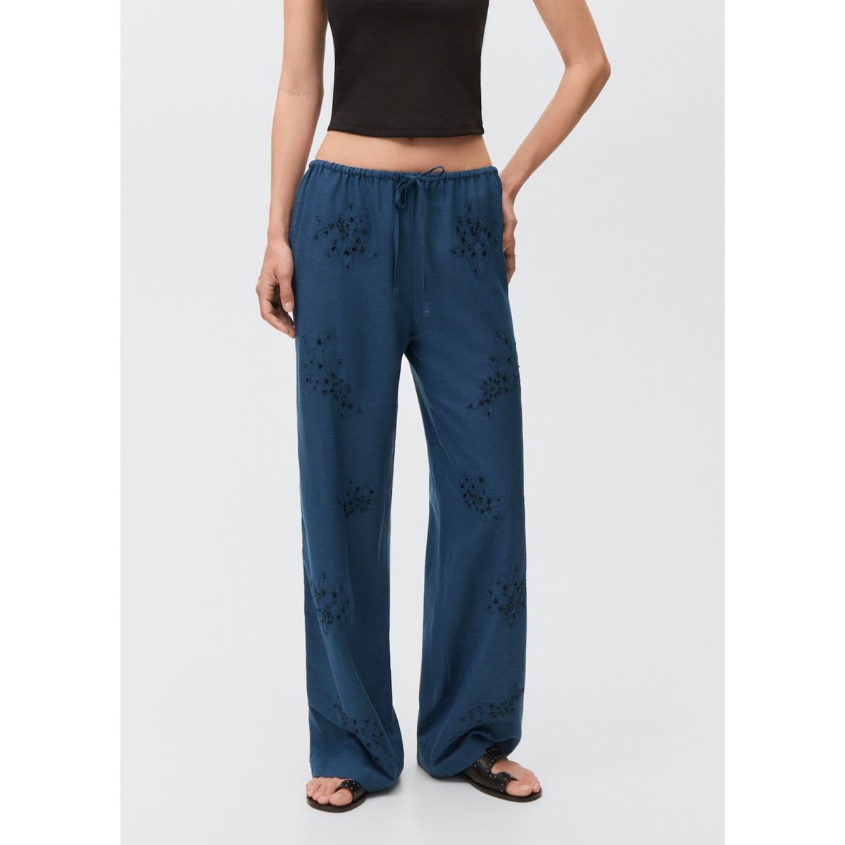 MANGO TEEN - Pantalón Casual Mujer Mango Teen