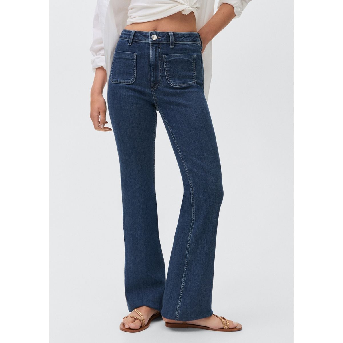 MANGO TEEN - Jean Flare Mujer Mango Teen