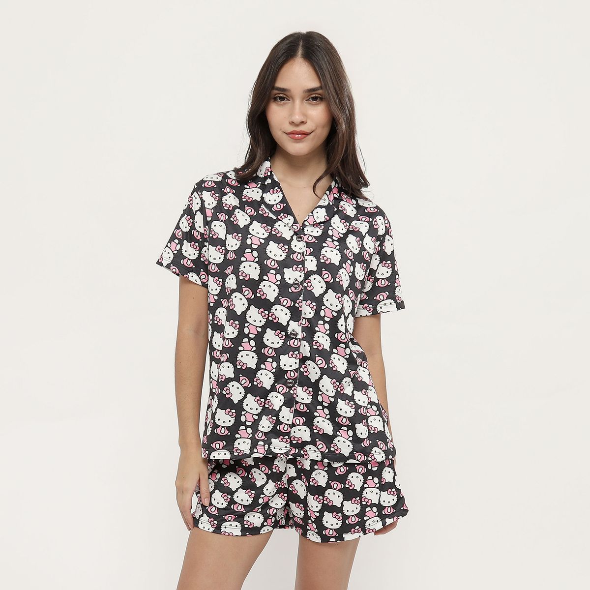 SYBILLA - Pijama Camisero Hello Kitty