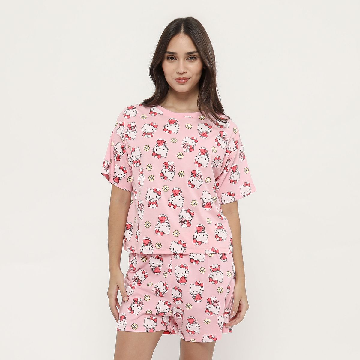 SYBILLA - Pijama Algodón Hello Kitty