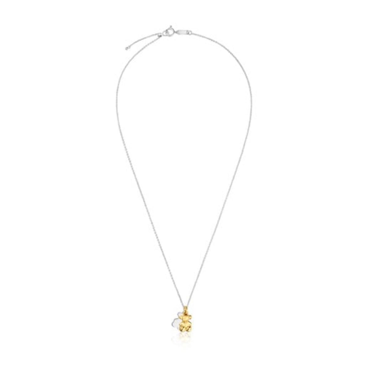 TOUS - Collar Bicolor Con Doble Oso Bold B