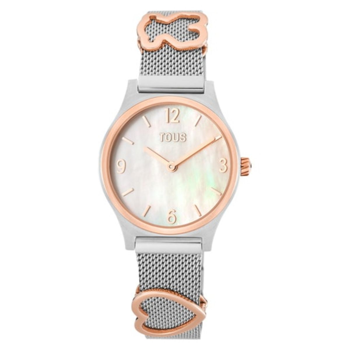 TOUS - Reloj Acero Ip Rosa Esfera Nacar