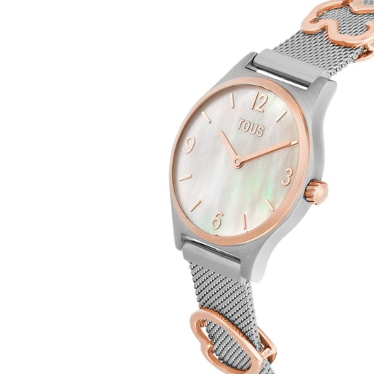 TOUS - Reloj Acero Ip Rosa Esfera Nacar