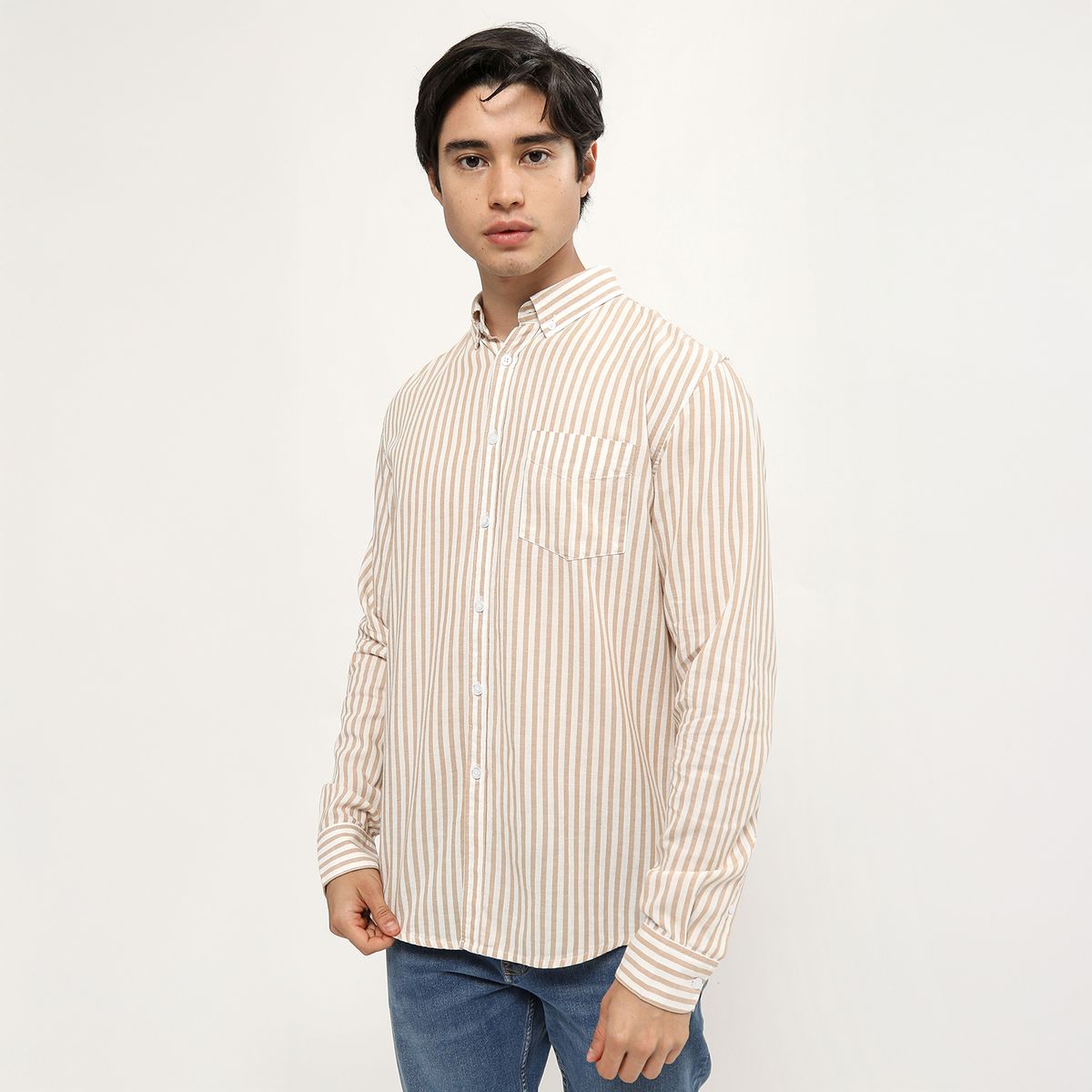 AMERICAN ABBEY - Camisa Hombre Regular Fit American Abbey