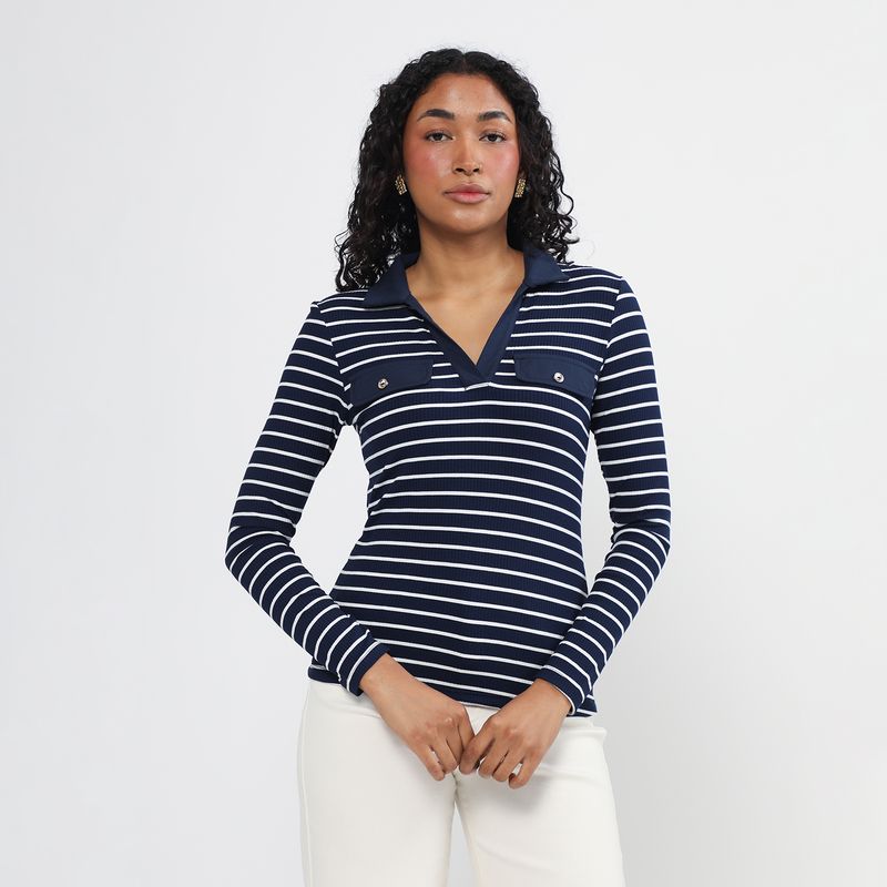 ELLE - Polo Casual Mujer Elle