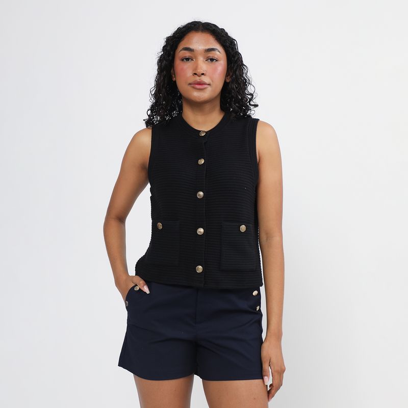 ELLE - Chaleco Casual Mujer Elle