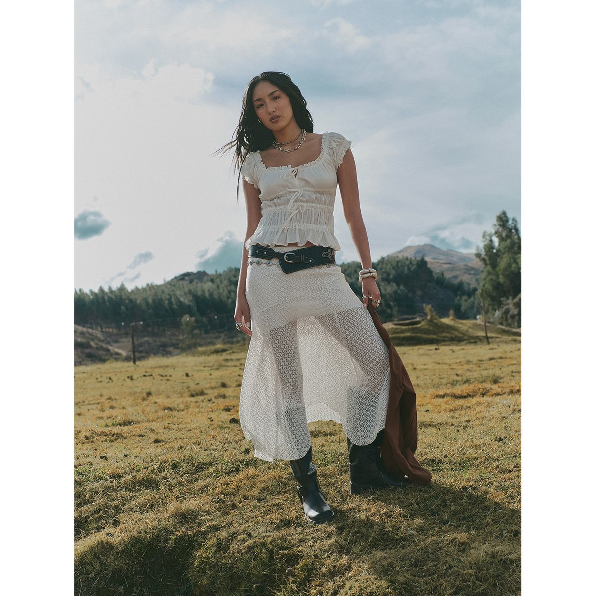 SYBILLA - Falda Larga Mujer Sybilla