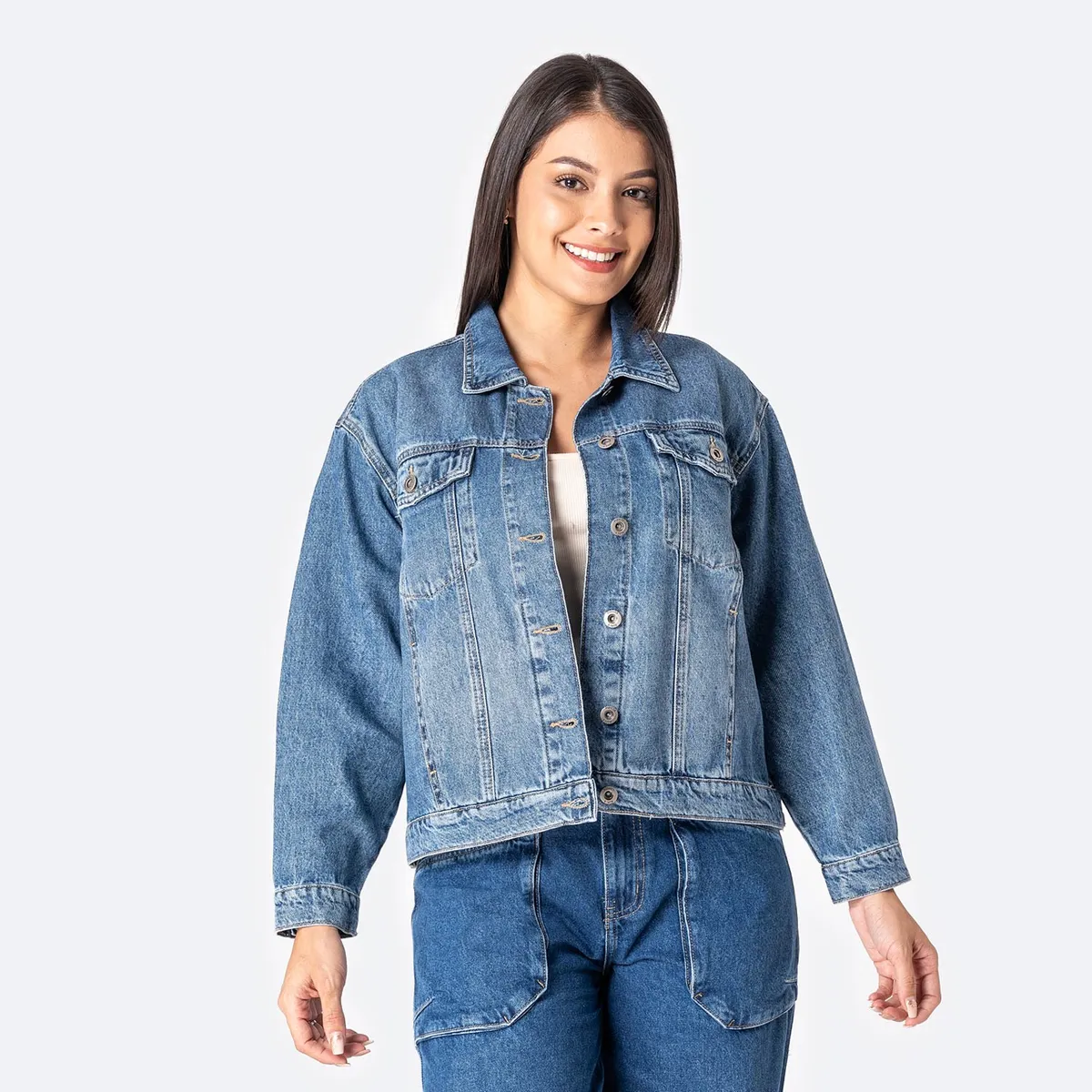 PIONIER - Casaca De Jean Mujer Pionier