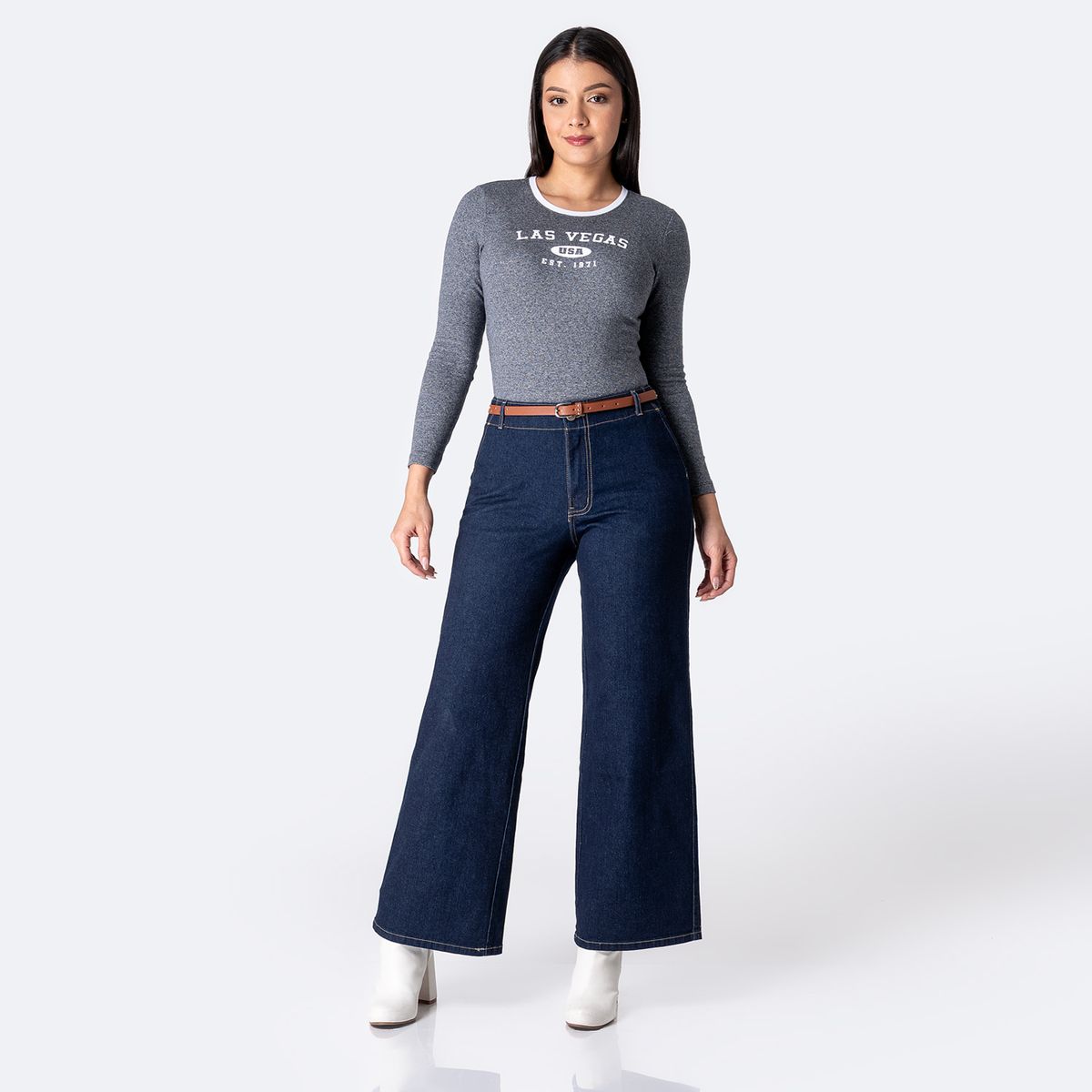 PIONIER - Jean Wide Leg Mujer Pionier