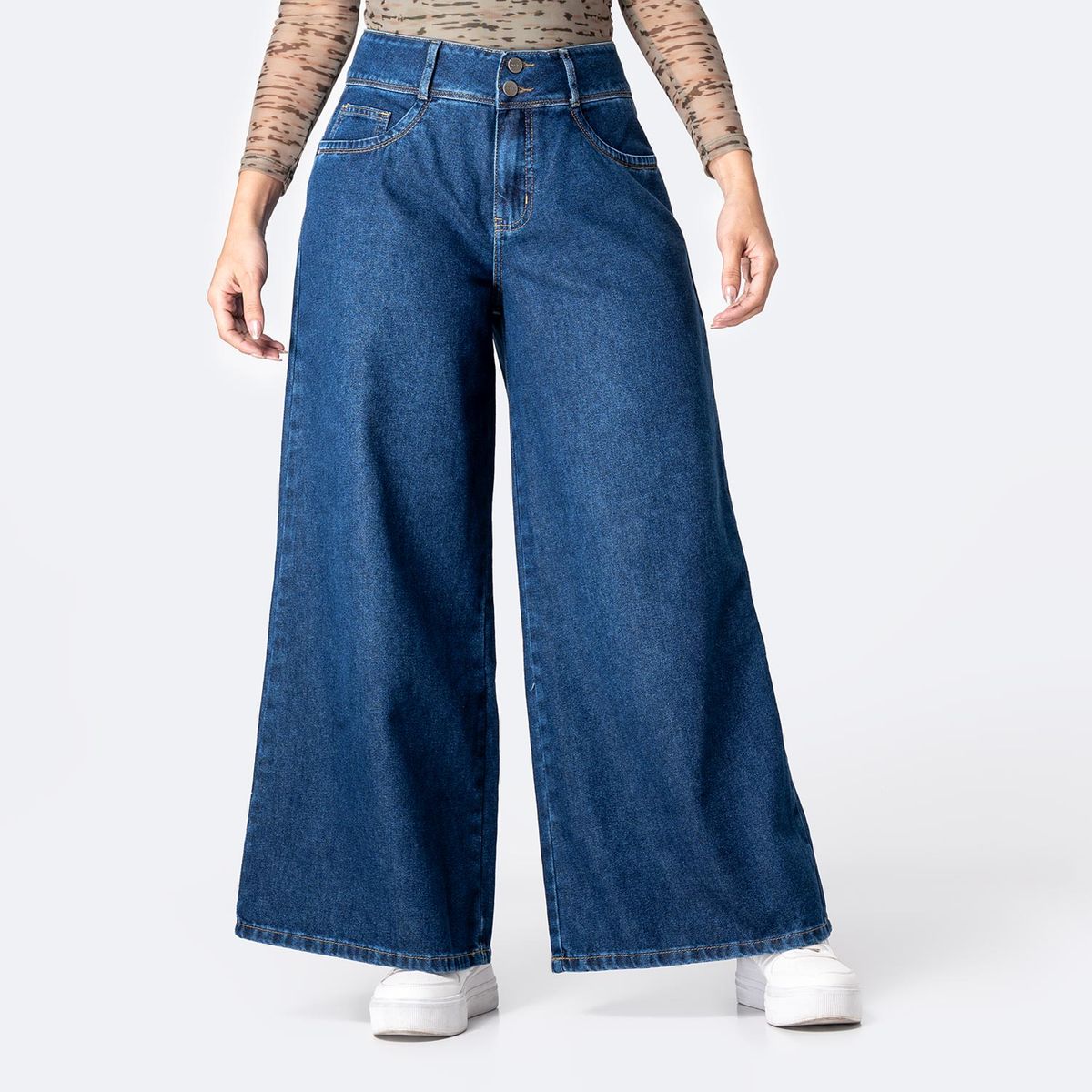 PIONIER - Jean Wide Leg Mujer Pionier