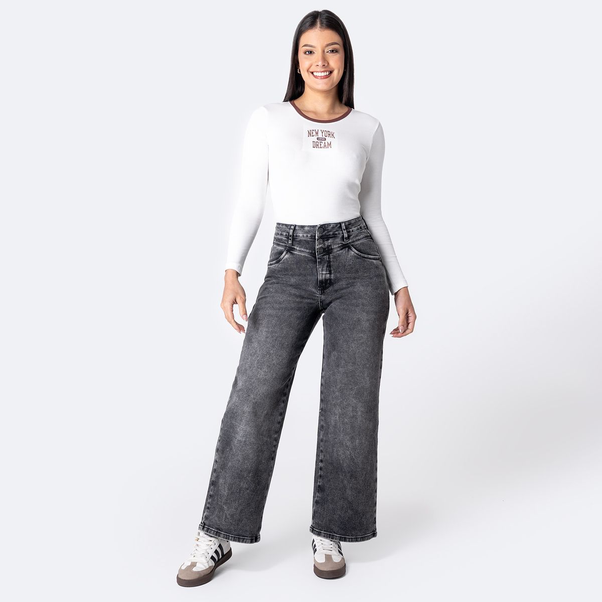 PIONIER - Jean Wide Leg Mujer Pionier