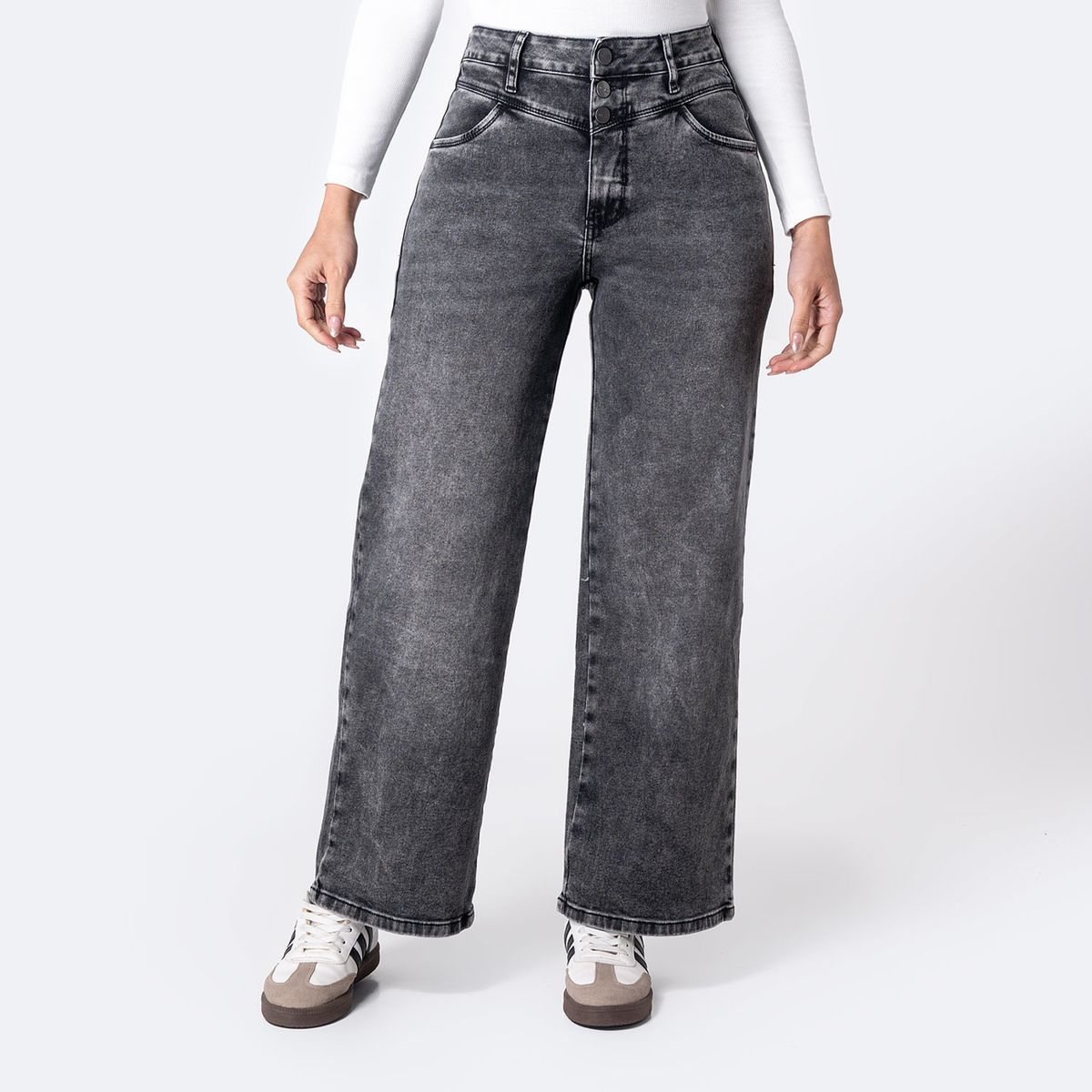 PIONIER - Jean Wide Leg Mujer Pionier