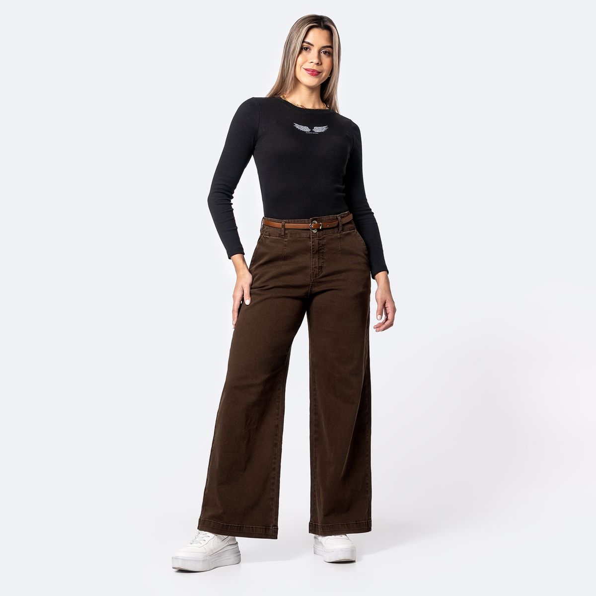 PIONIER - Pantalon  Wide Leg Mujer Pionier
