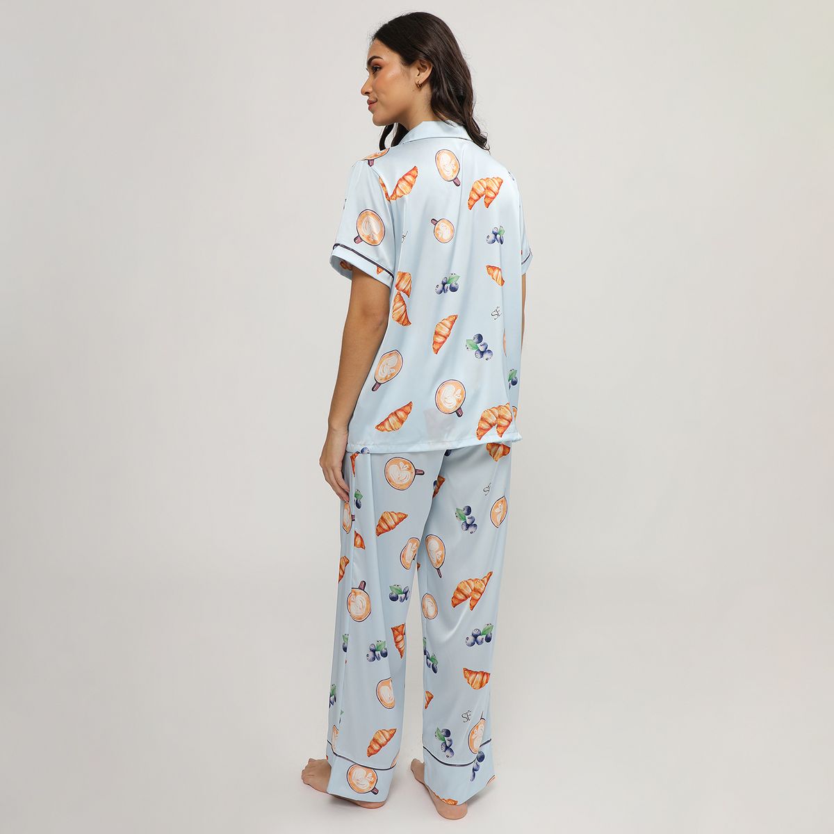 SIMONE - Pijama Silky Desayuno Simone